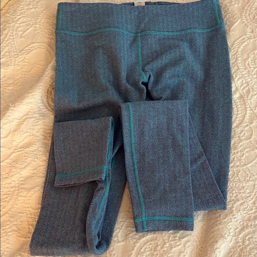 Ivivva Blue and Teal Kids Leggings